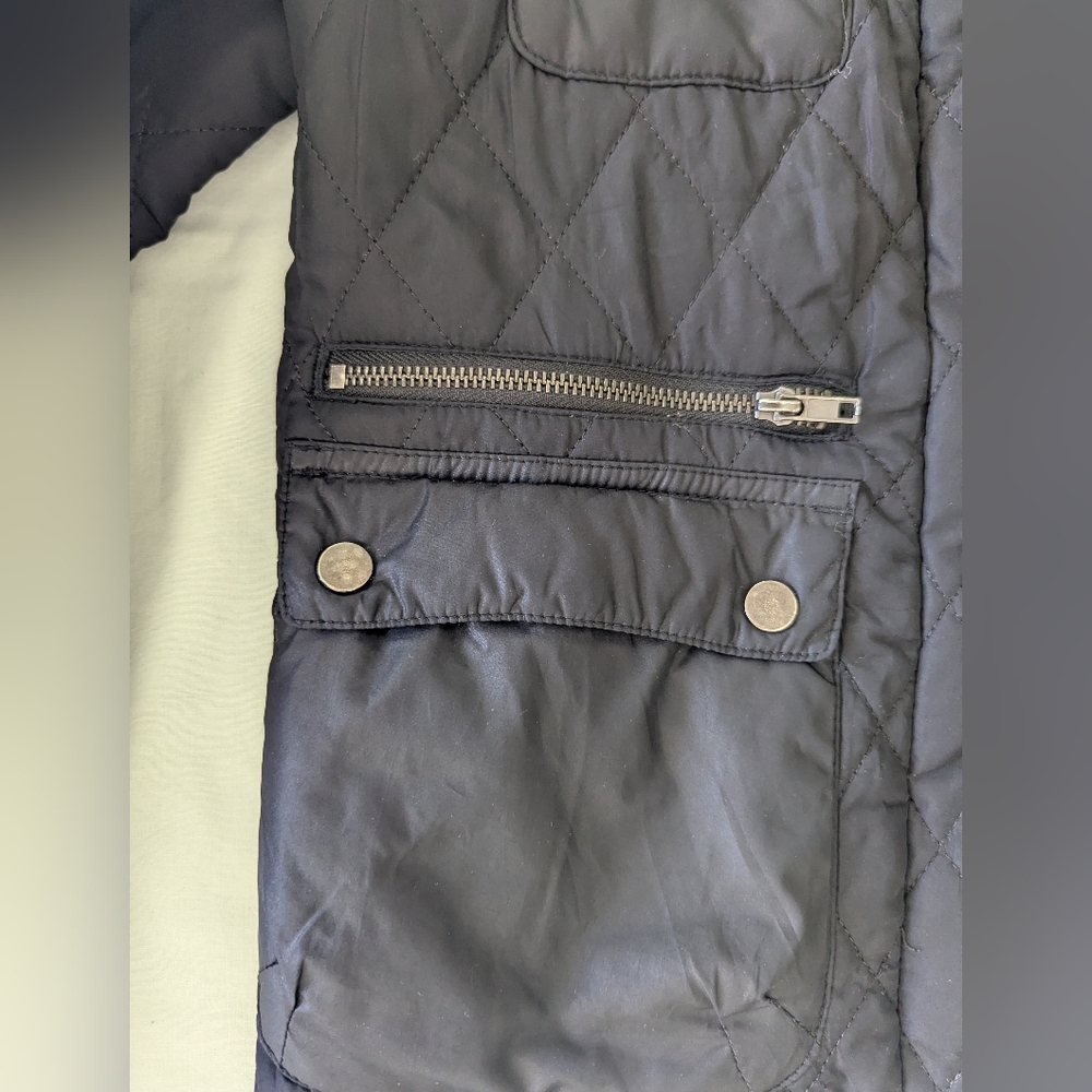 H&M Women's Black Quilted Field Jacket - Picture 4 of 8